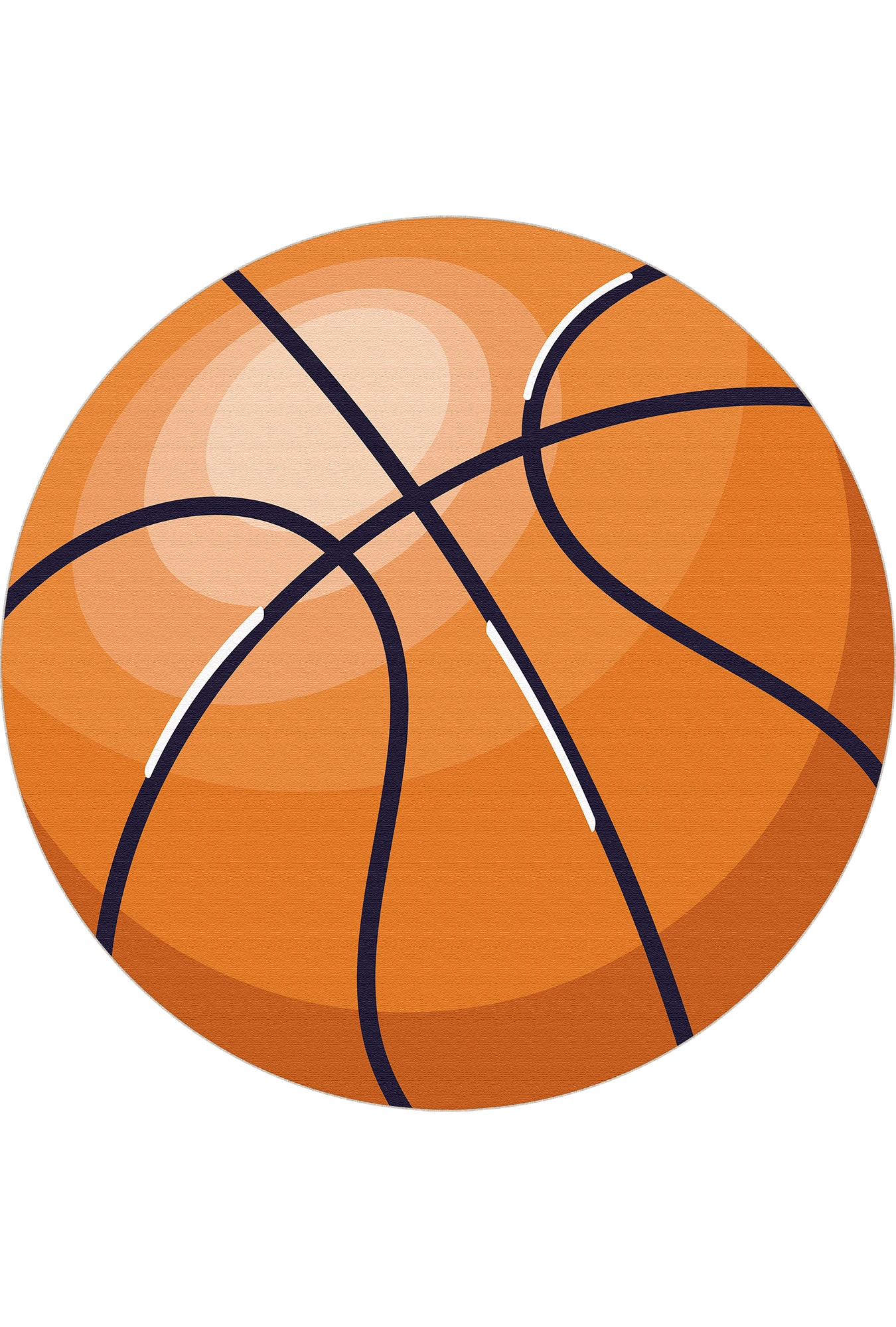 Basketball-Rundteppich