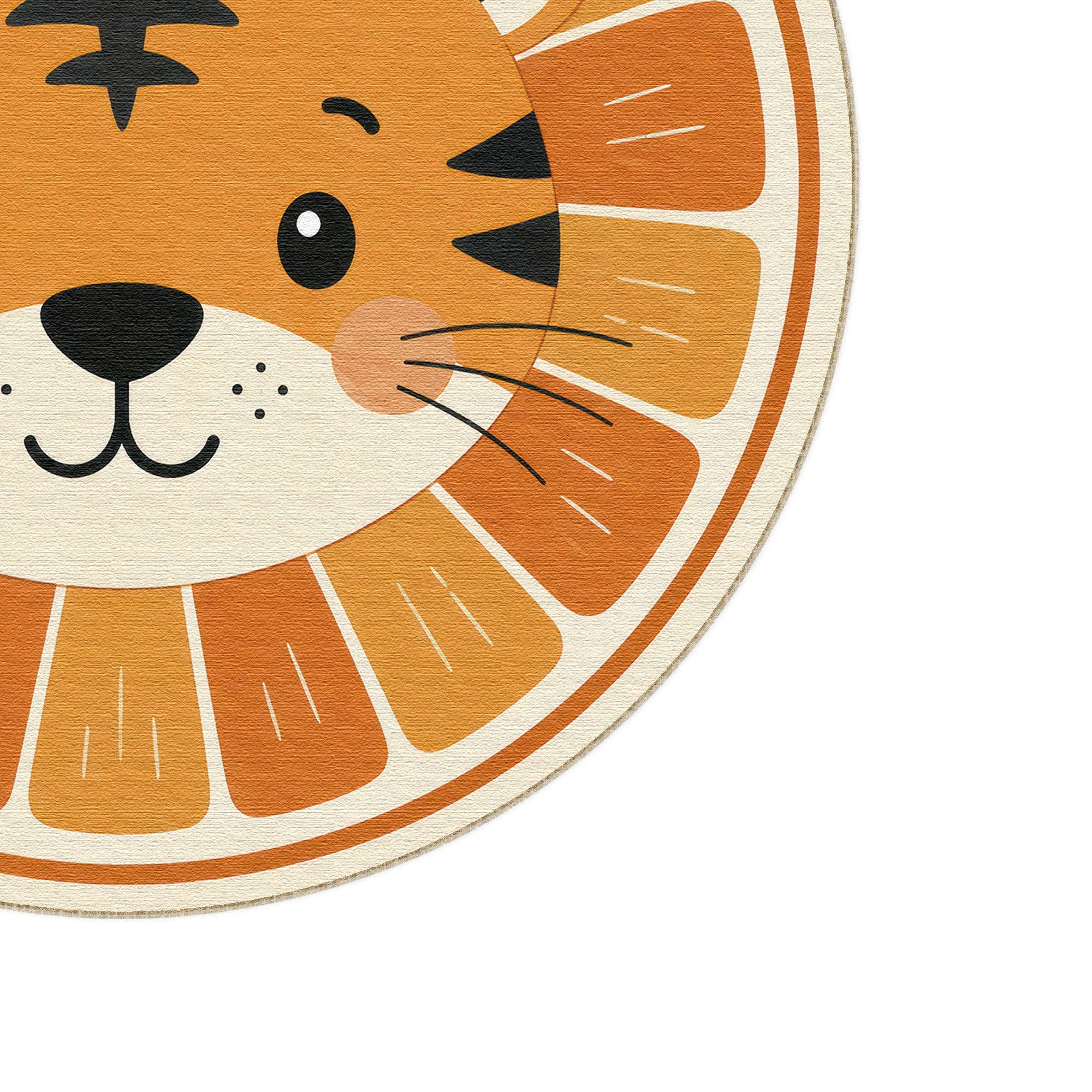 Kleiner Tiger Rundteppich