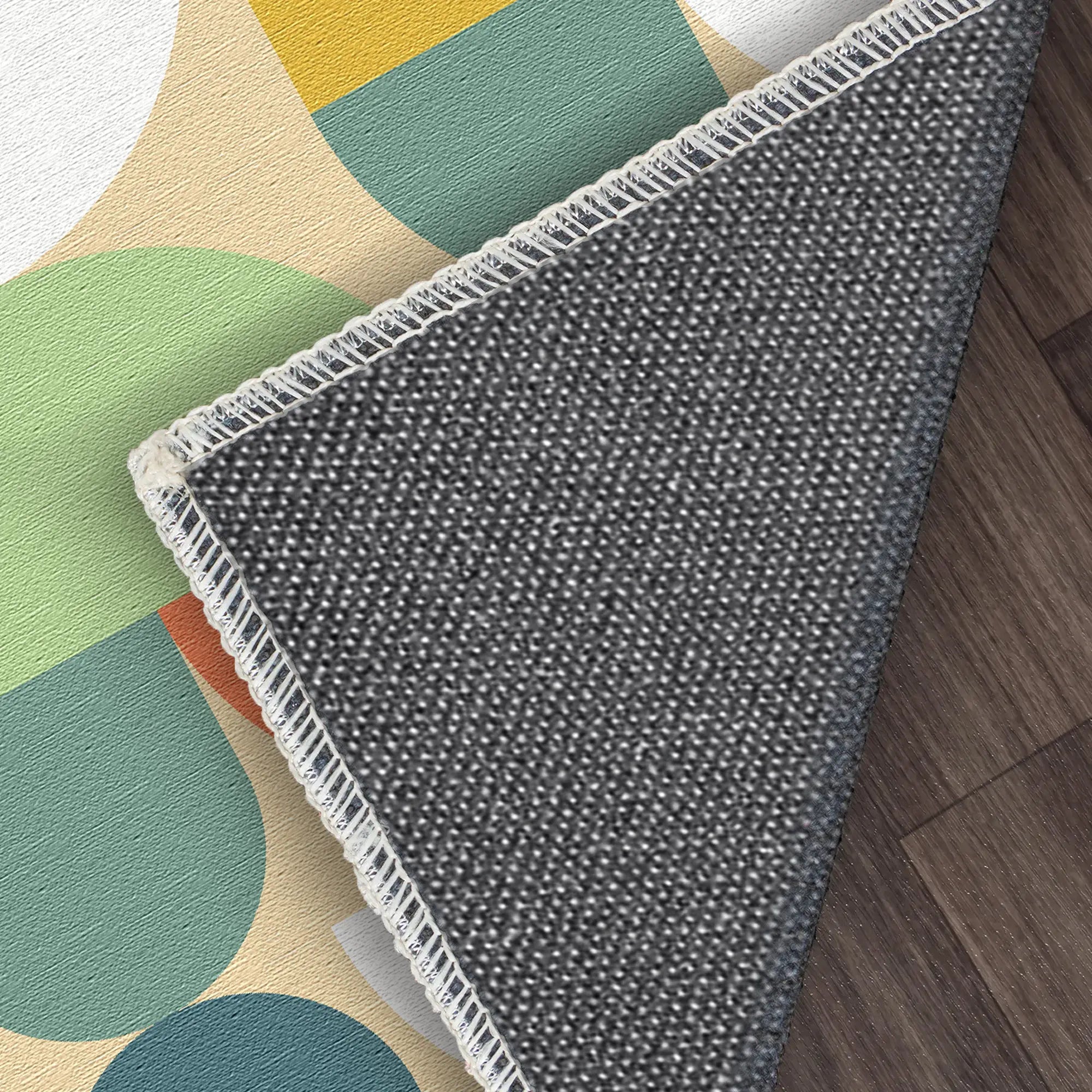 Moderner Retro Geometrischer Waschbarer Teppich