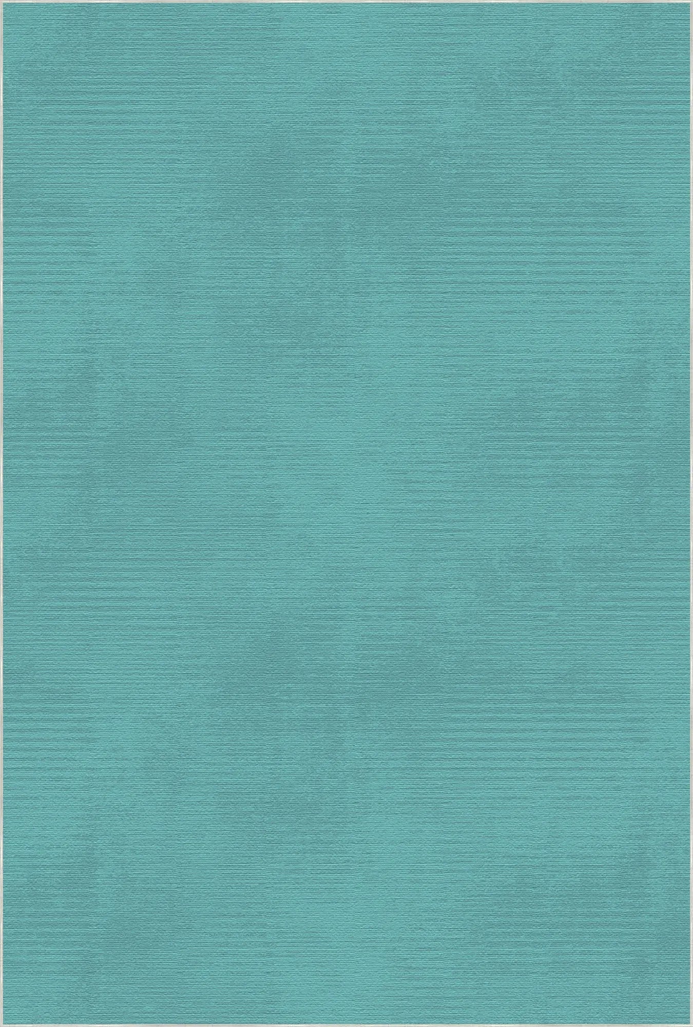 Waschbarer Strukturierter Türkiser Teppich