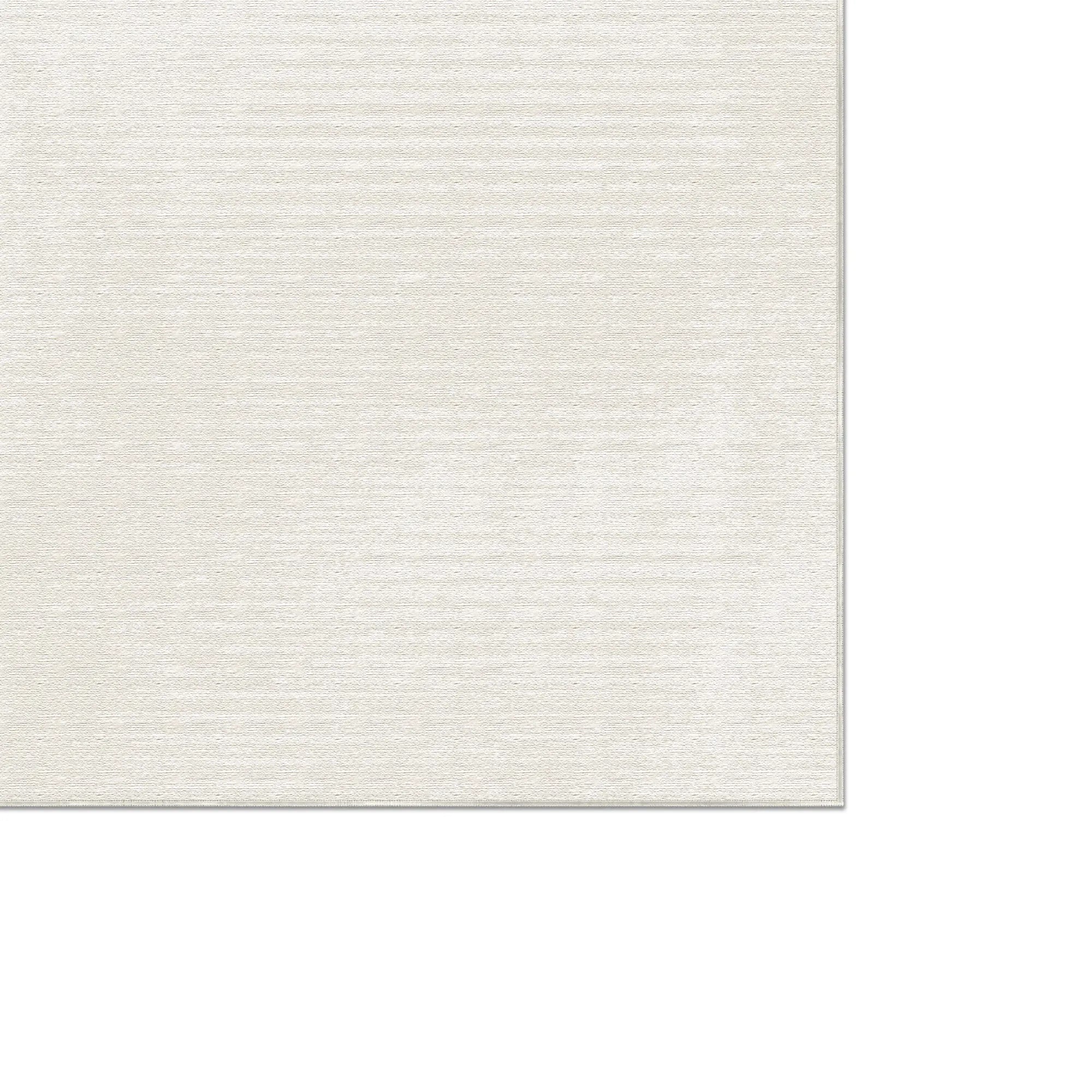 Waschbarer Strukturierter Cremefarbener Teppich