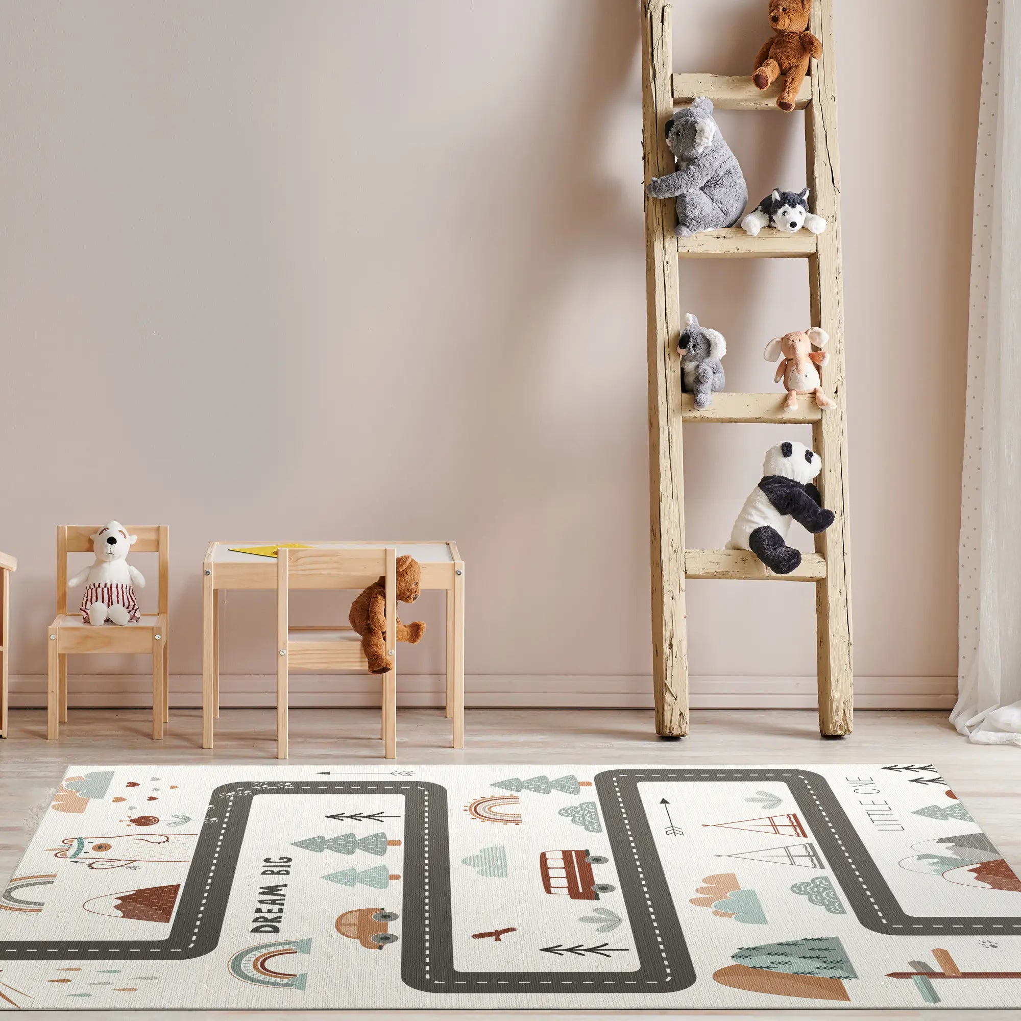 Boho Wald Abenteuer Spielteppich