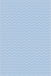 Waschbarer Hellblauer Chevron-Teppich Hellblau