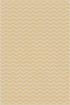 Waschbarer Beiger Chevron-Teppich Beige