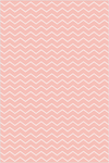 Waschbarer Rosa Chevron-Teppich Rosa