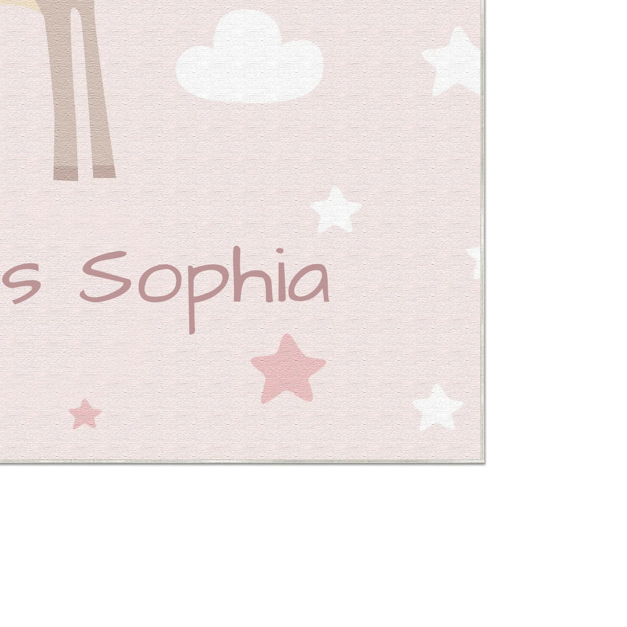 Boho Tribal Rehkitz | Personalisierbarer Teppich