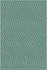 Weicher Salbeigrüner Wellenbewegungs-Akzentteppich 