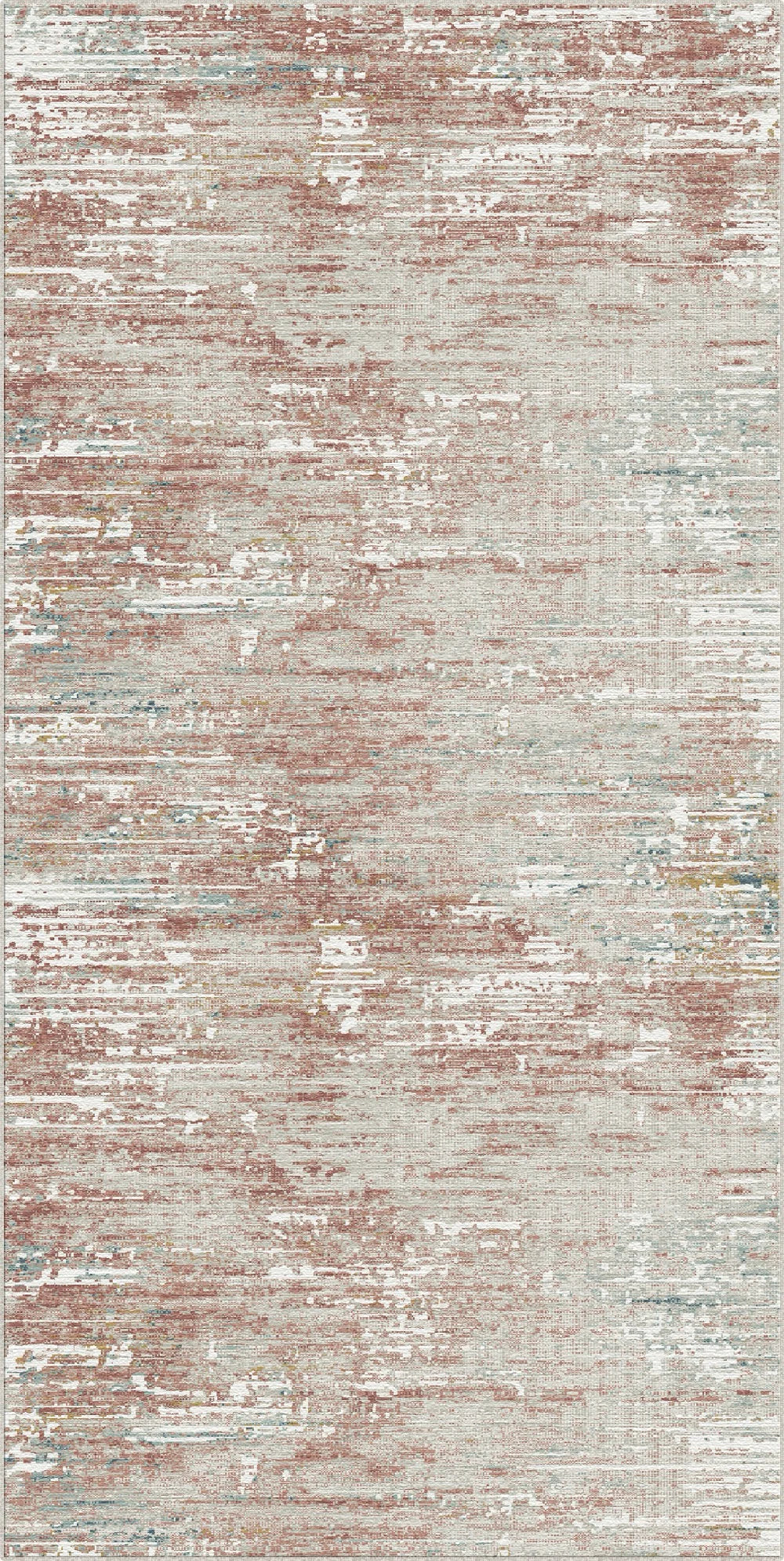 Canyon Glut Waschbarer Abstrakter Teppich
