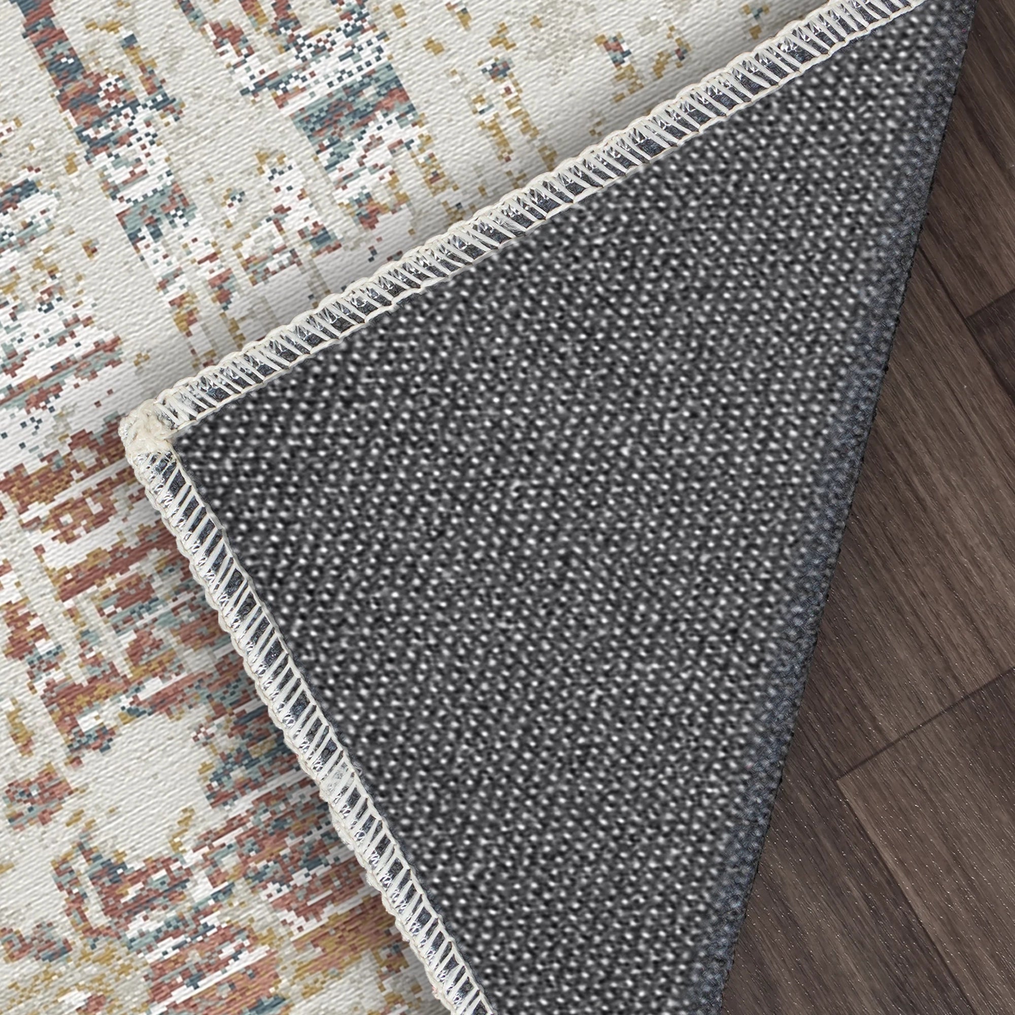 Copper Stream Distressed Abstract Teppich