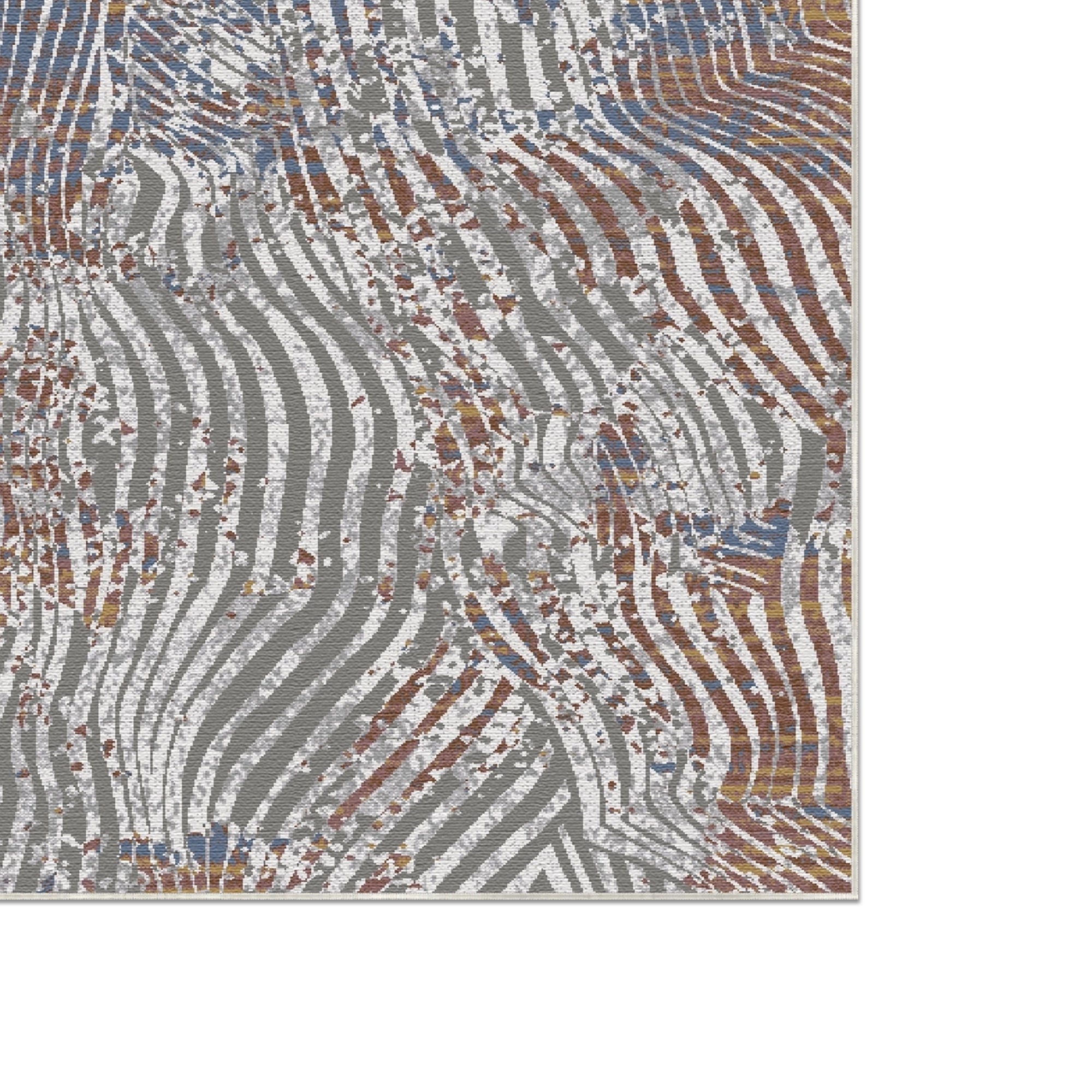 Topografische Welle Abgenutzter Abstrakter Teppich