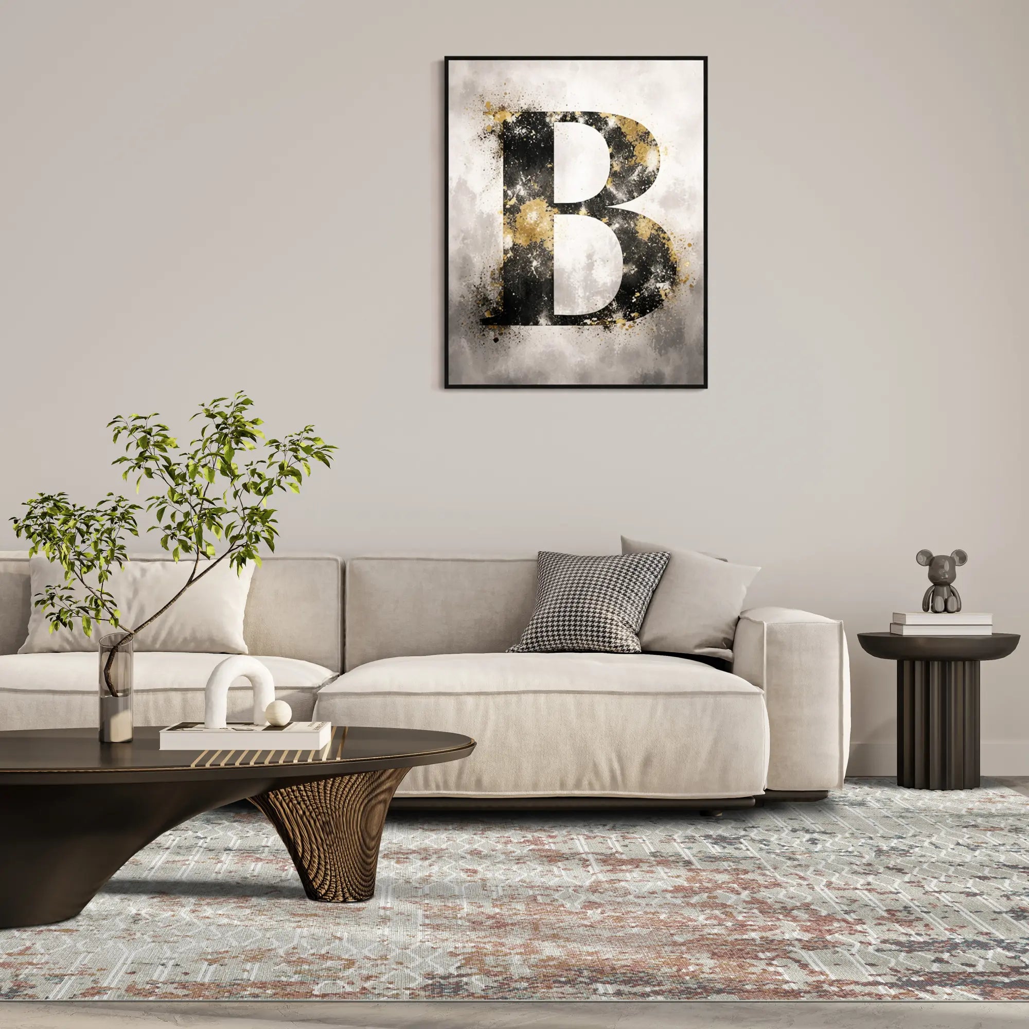 Rust Lattice Industrie Teppich