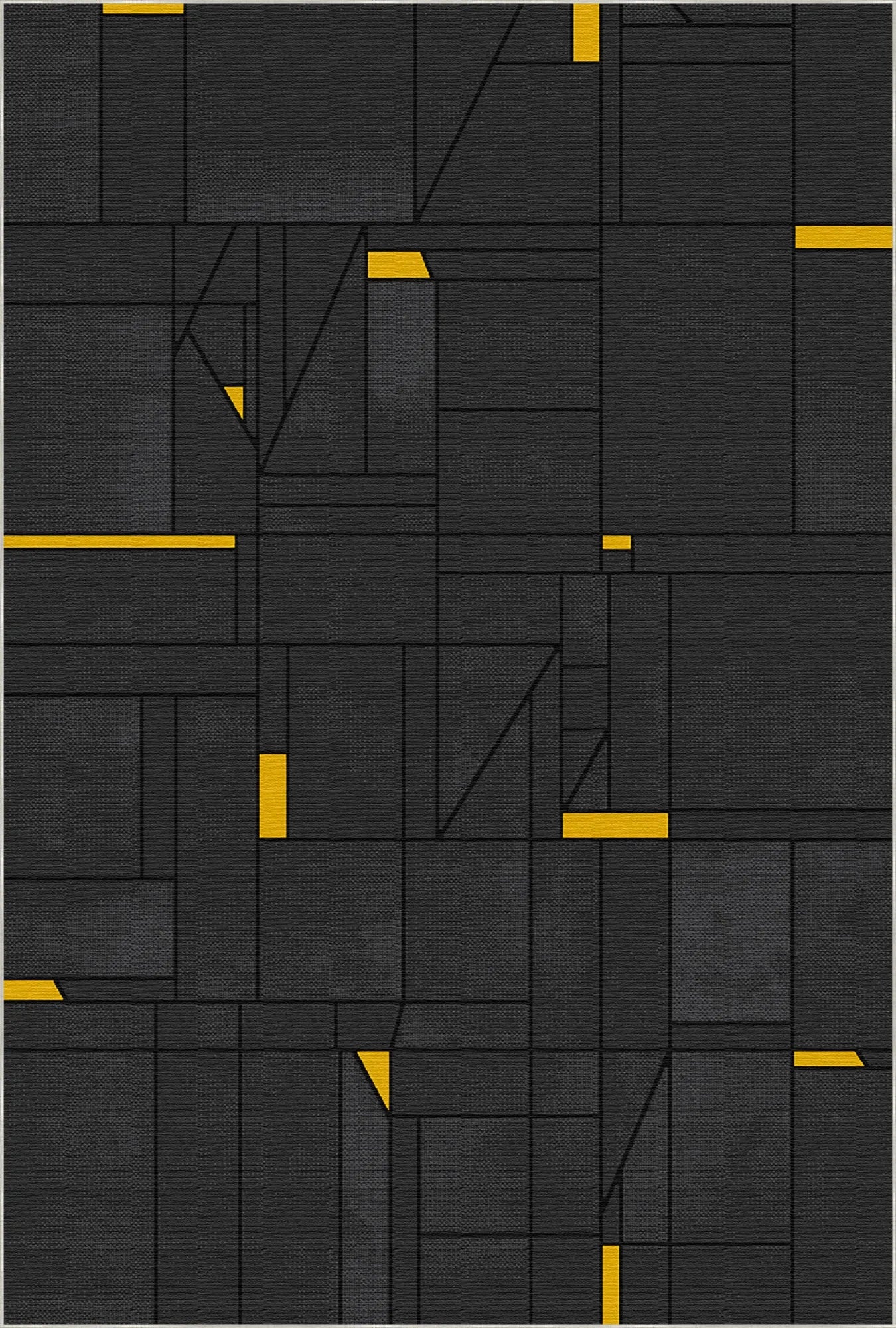 Cyber Axis Midnight & Volt Teppich