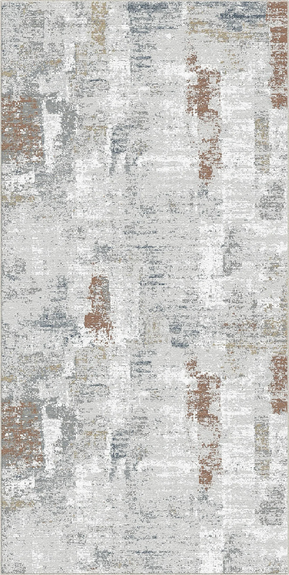 Strahlende Patina Abstrakter Waschbarer Teppich
