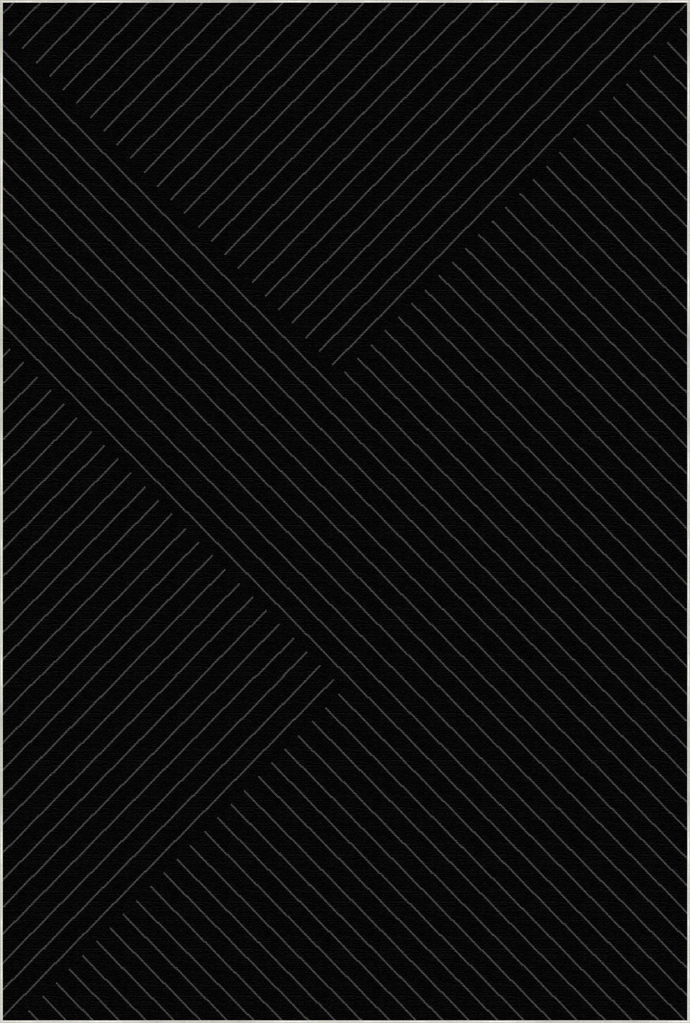 Obsidian Nexus Linearer Teppich