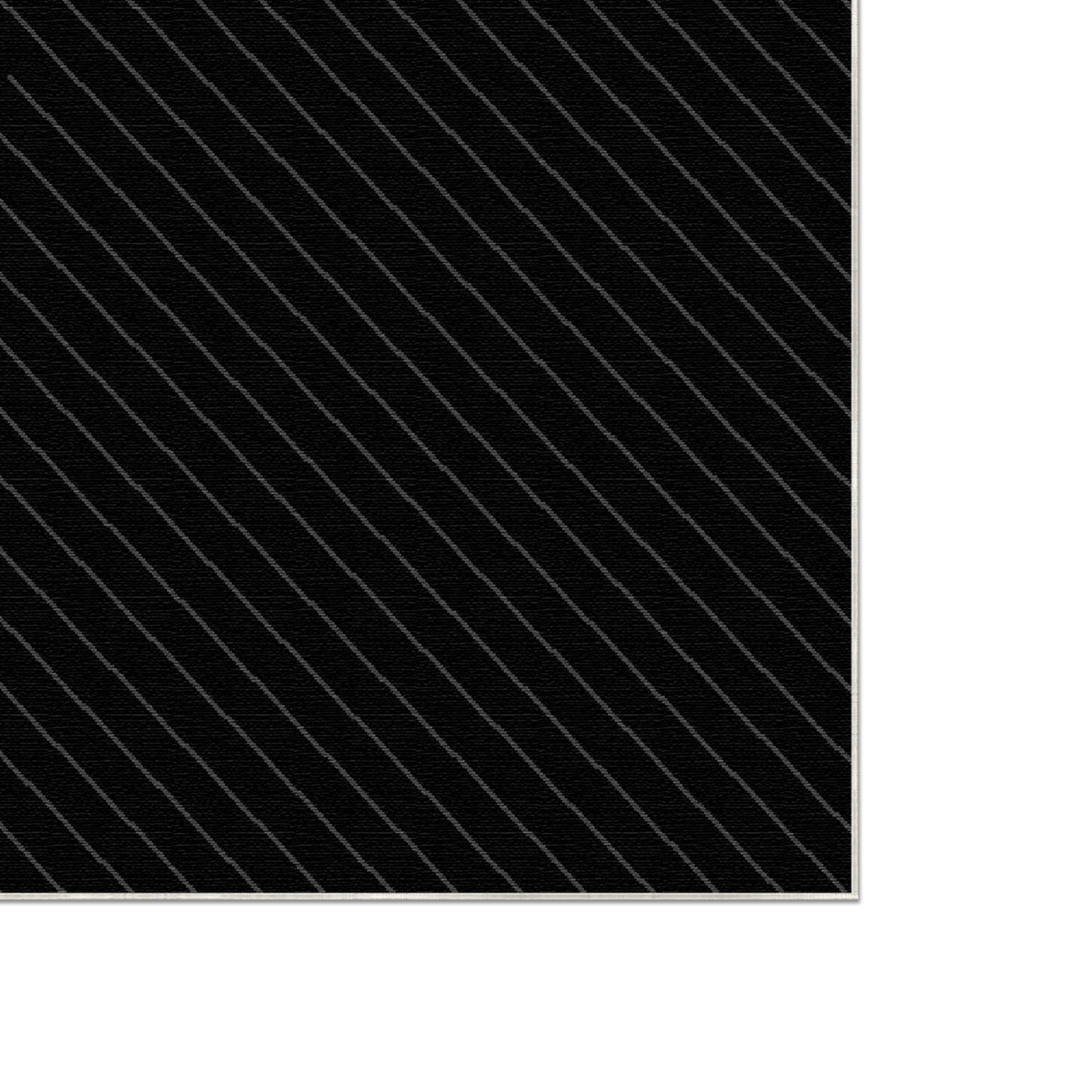 Obsidian Nexus Linear Teppich