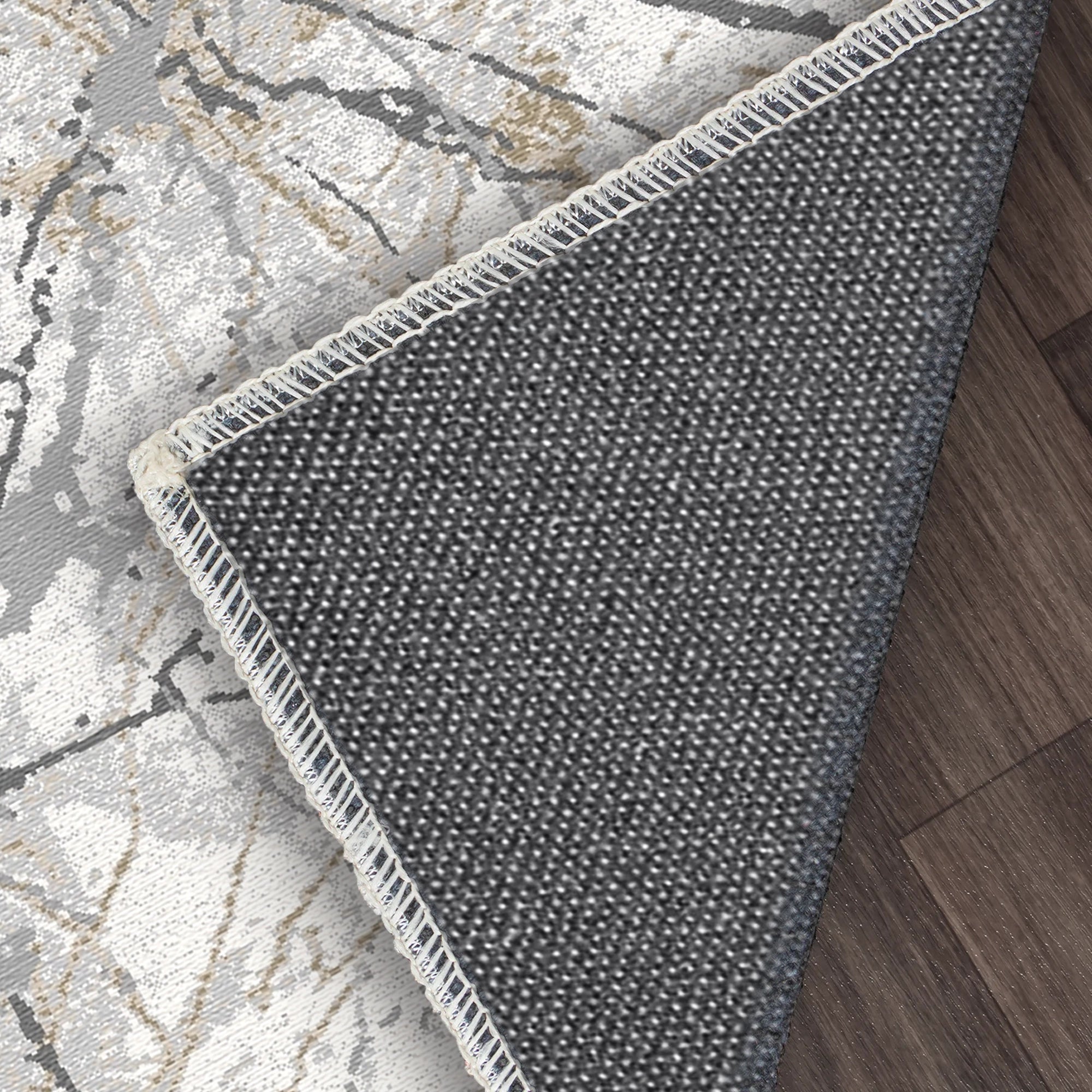 Abstrakter Teppich Sternenförmiger Gebrochener Marmor