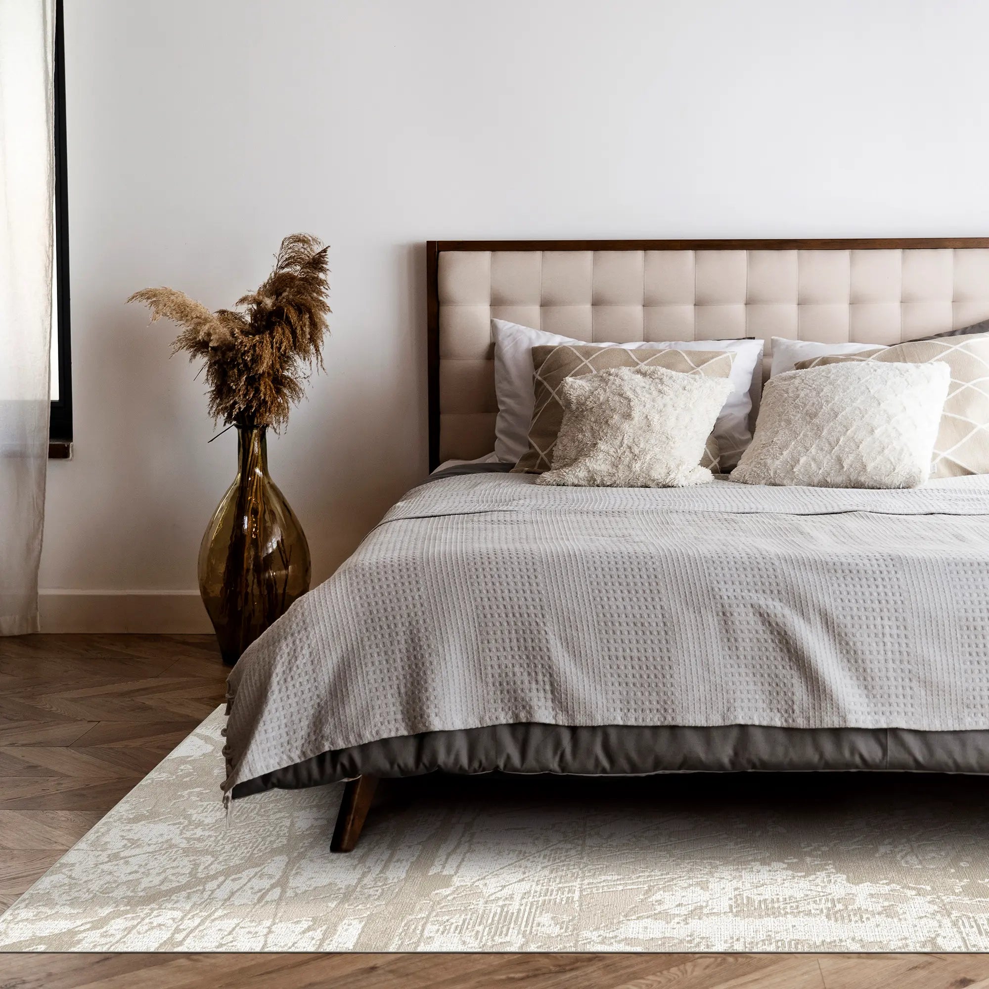 Alabaster Fissure Bio Teppich