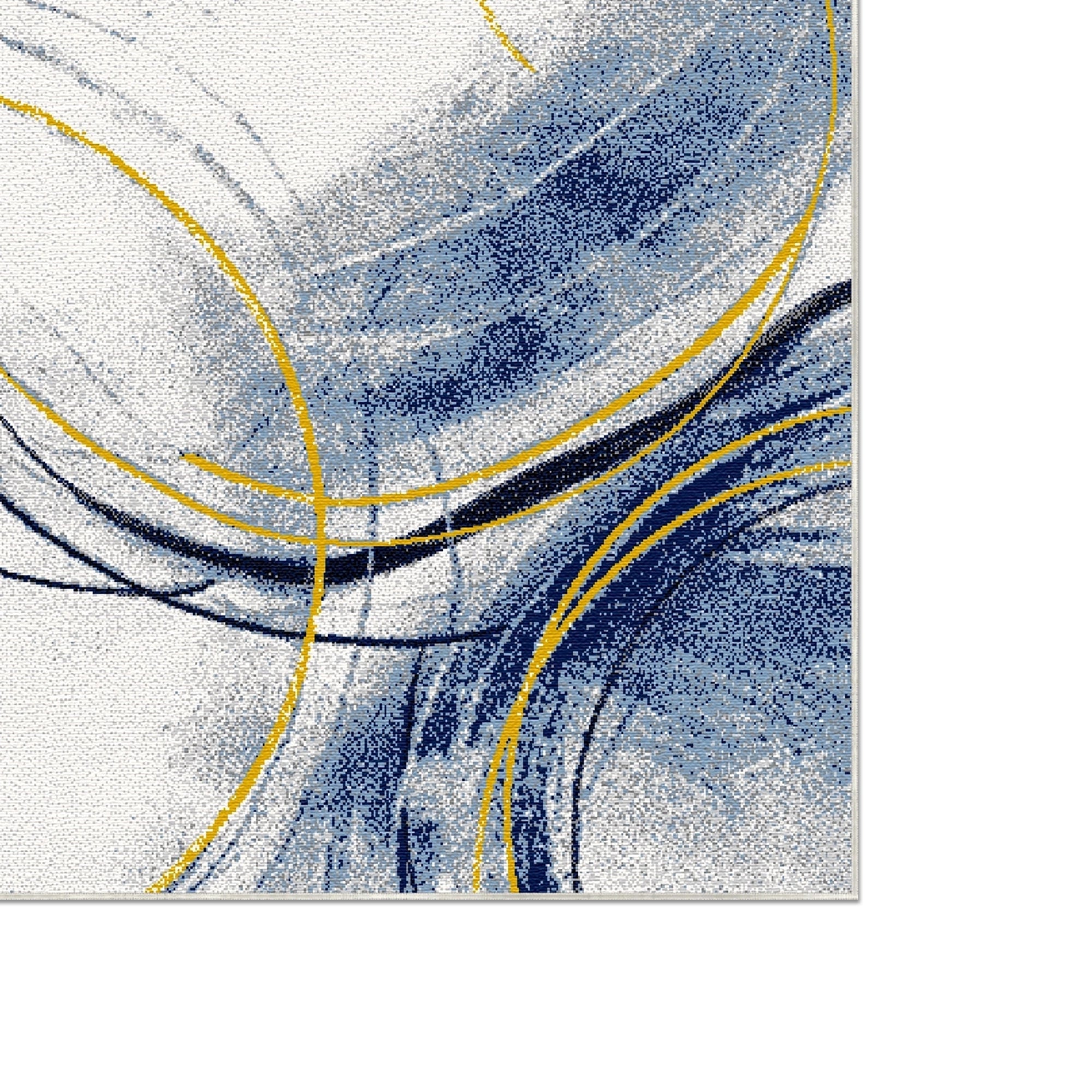Azur Orbit Abstrakter Teppich