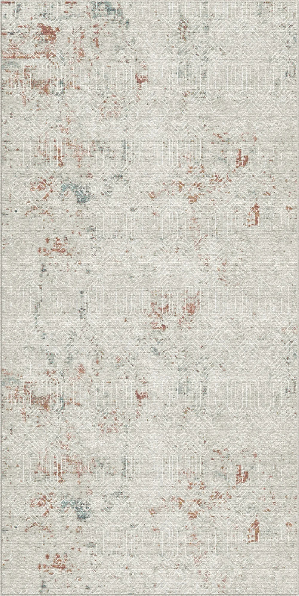 Alabaster Nomade Gitter Teppich