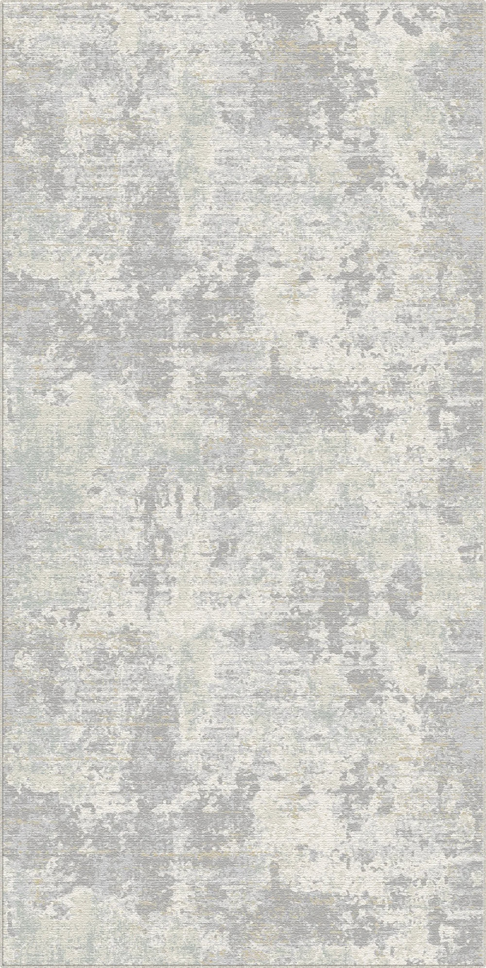 Silber Nebel Abgenutzter Abstrakter Teppich