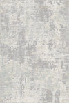 Silber Nebel Abgenutzter Abstrakter Teppich Silber