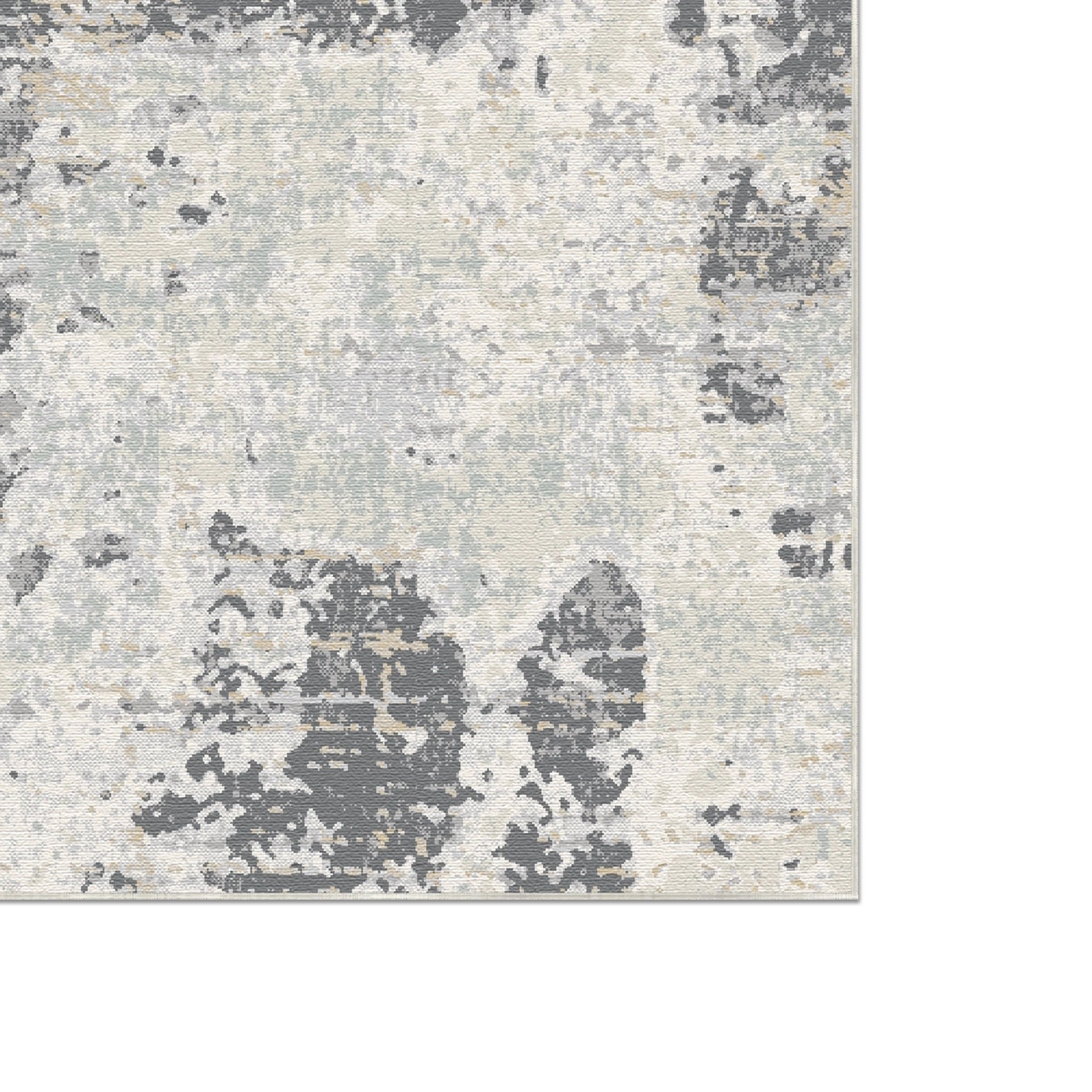 Graphit Drift Abgenutzter Abstrakter Teppich