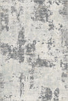 Graphit Drift Abgenutzter Abstrakter Teppich Grau
