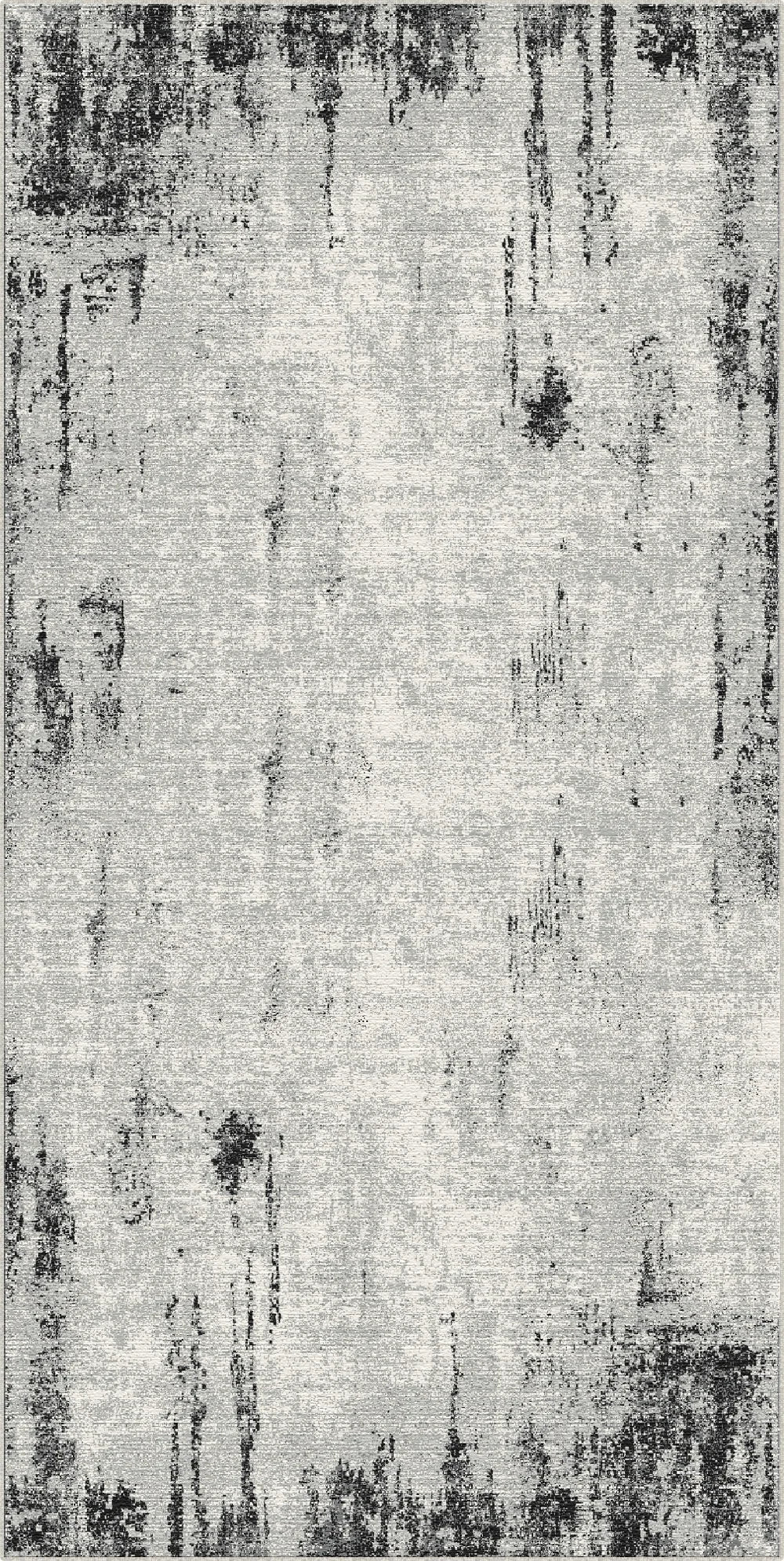 Kohle Drift Used-Optik Waschbarer Teppich – Bella Rugs