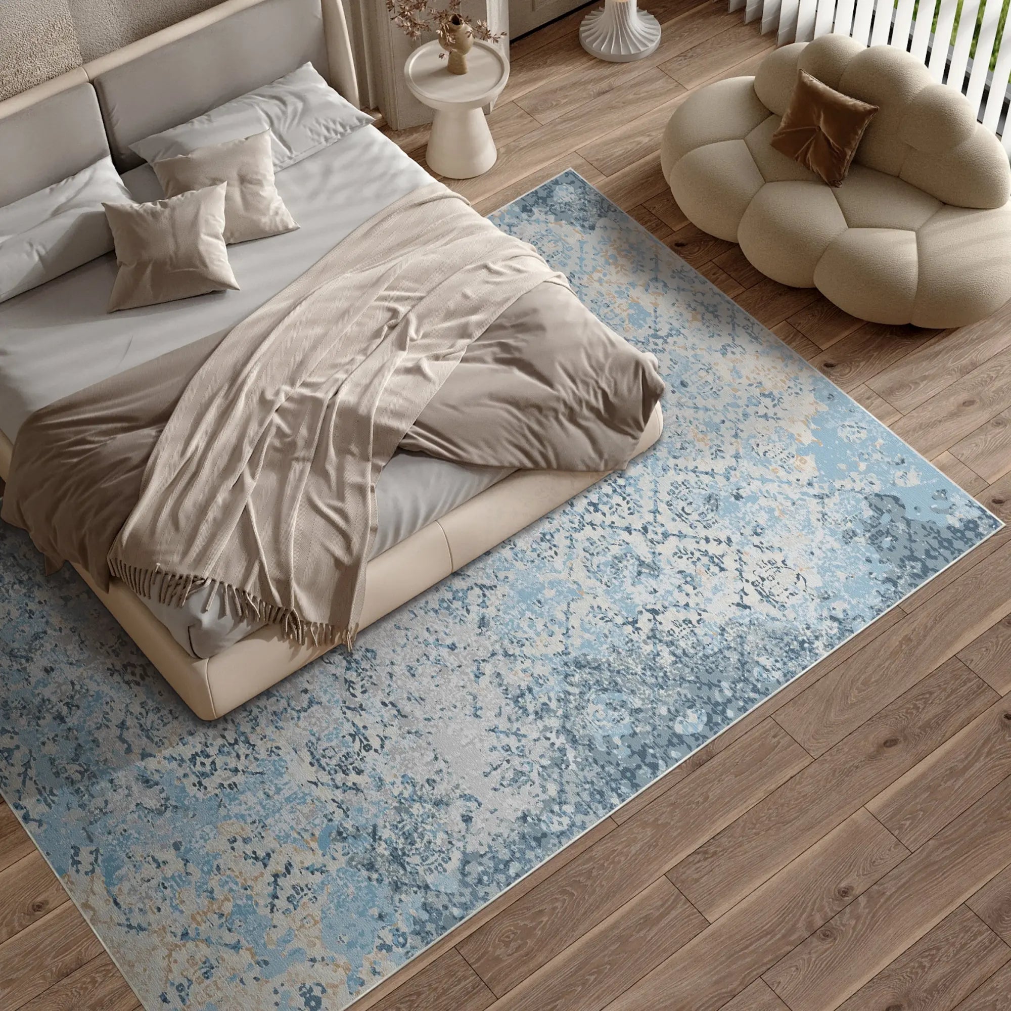 Cerulean Relic Lattice Teppich