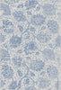 Azure Bloom Distressed Teppich 