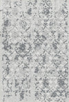 Slate Relic Eroded Damask Grau Teppich Grau