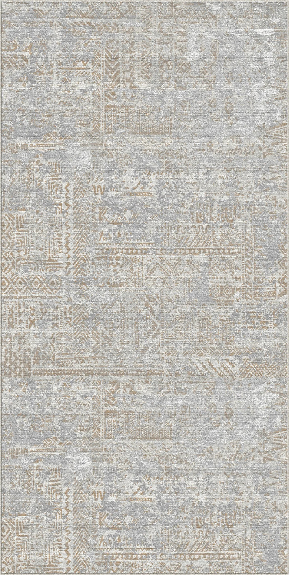 Amber Mosaic Tribal Teppich