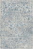 Teppich in Cerulean Petal Spectral Gray 