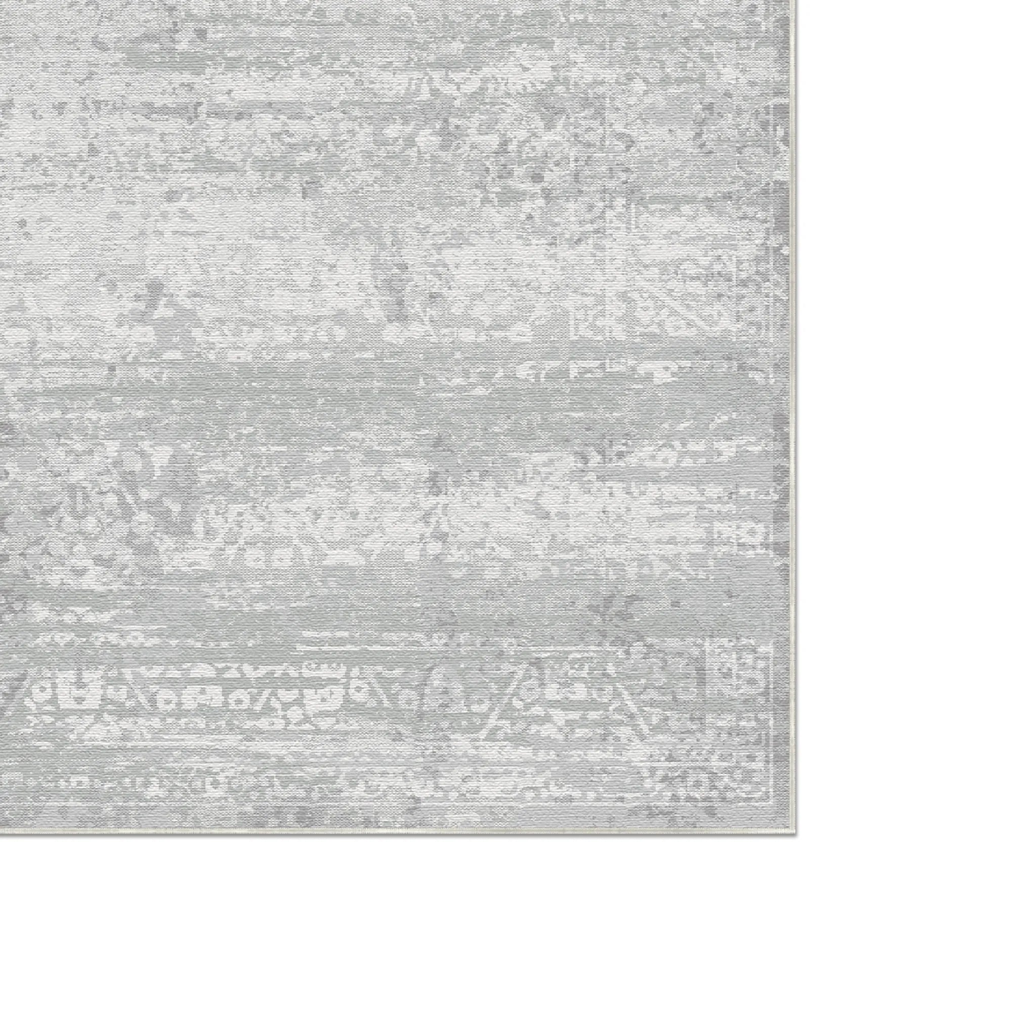 Lunar Ash Eroded Grau Teppich