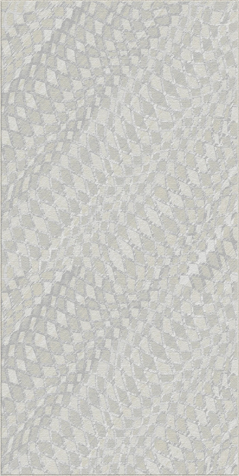 Argent Pulse Mosaik Grauer Teppich