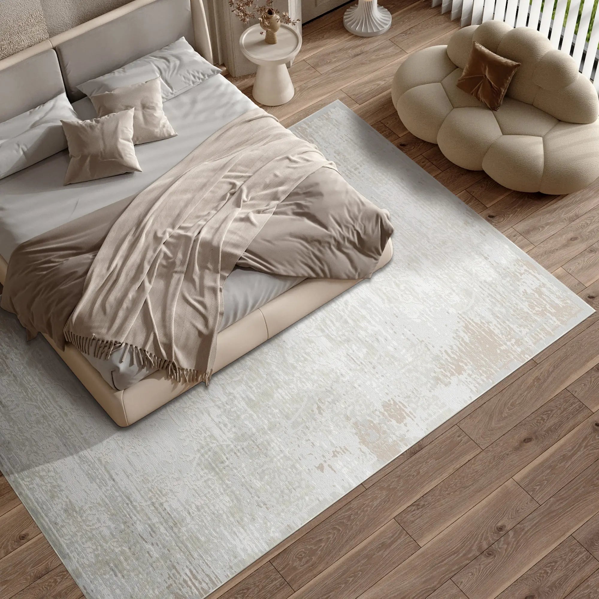 Lucent Tide Teppich in der Farbe Distressed Ivory