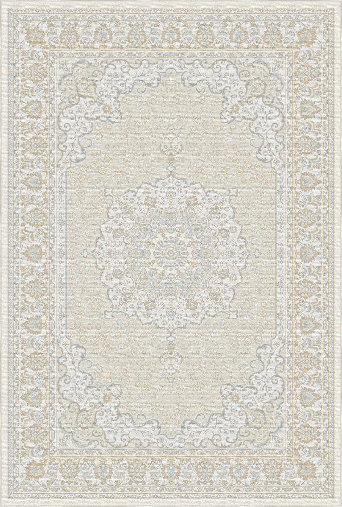 Amber Heritage Medallion Beige Teppich