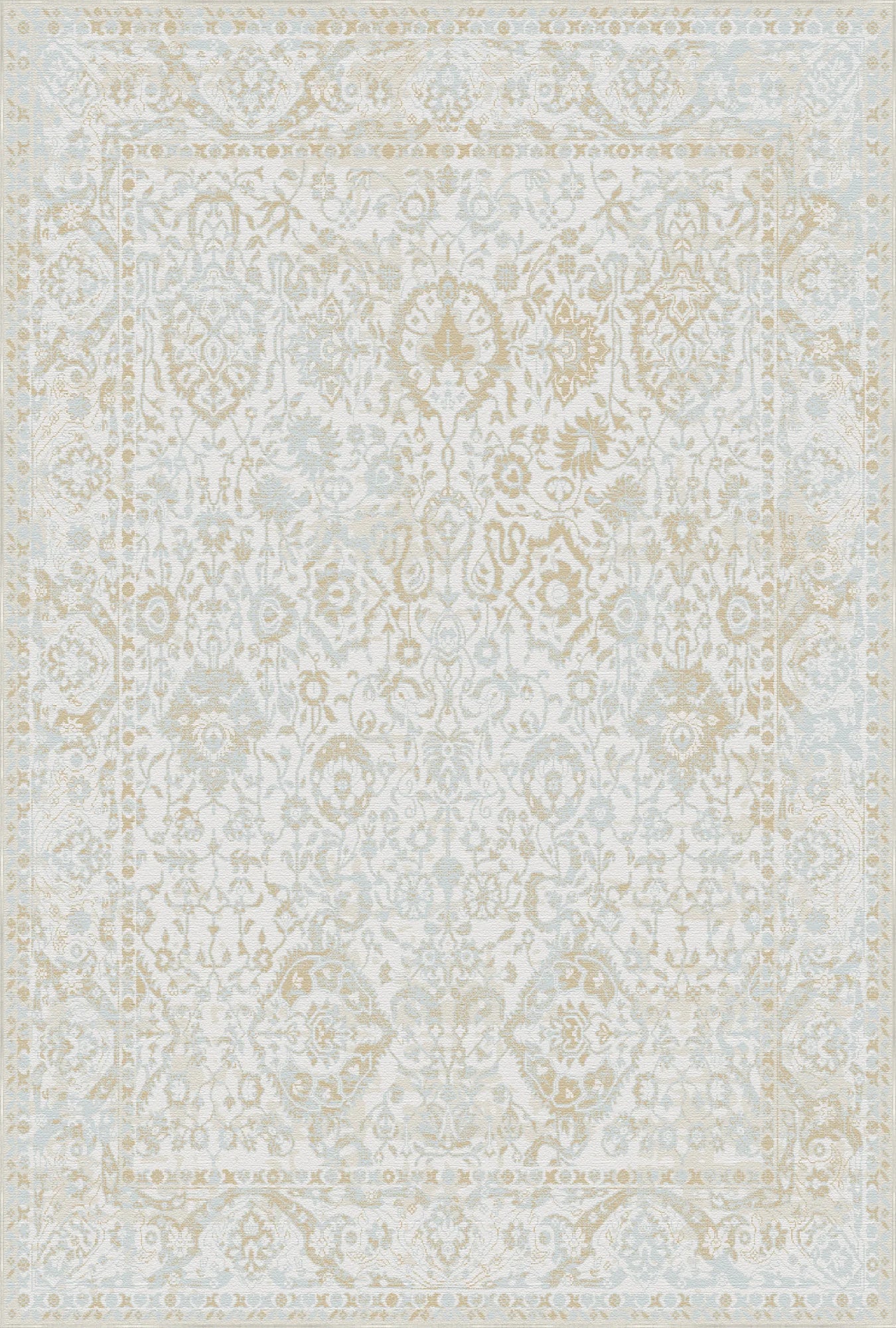 Aeolian Artifact Waschbarer Teppich in Beige