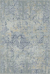 Caspian Weave Abgenutzter Blauer Teppich Blau