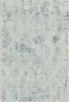 Aqueous Column Waschbarer Blauer Teppich Blau