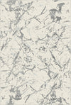 Pewter Frost Waschbarer Grauer Marmor Teppich Grau