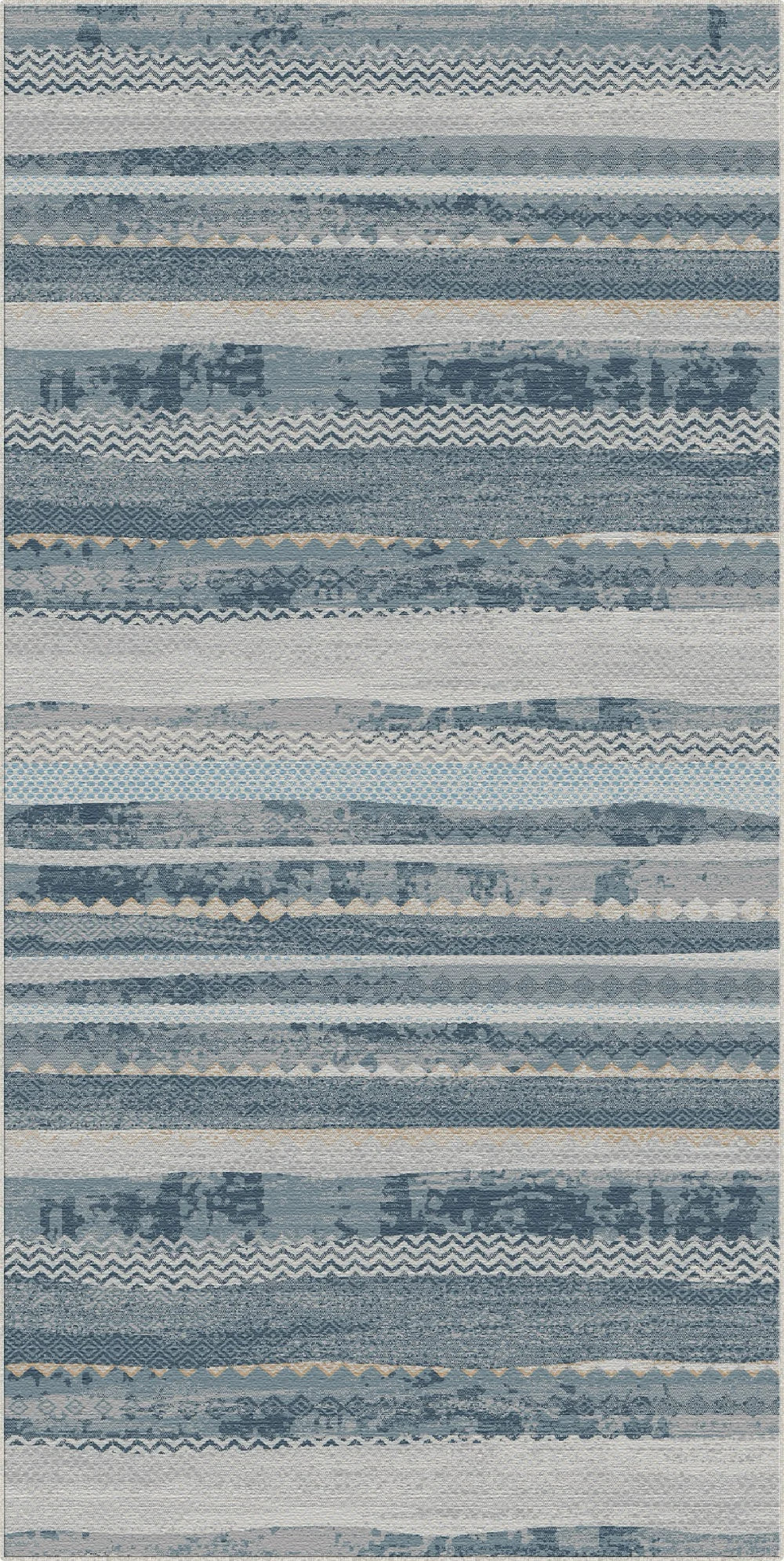 Indigo Nomad Horizon Tribal Teppich
