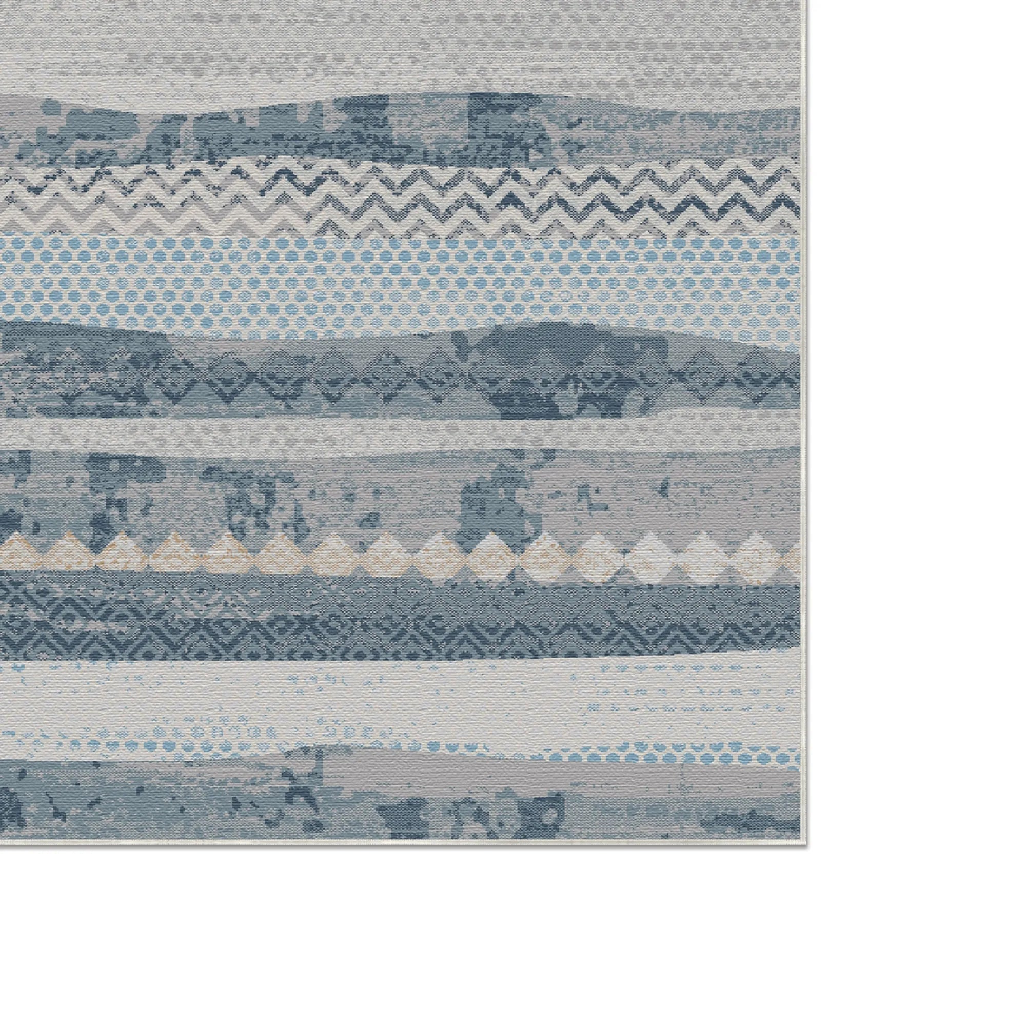 Indigo Nomad Horizon Tribal Teppich