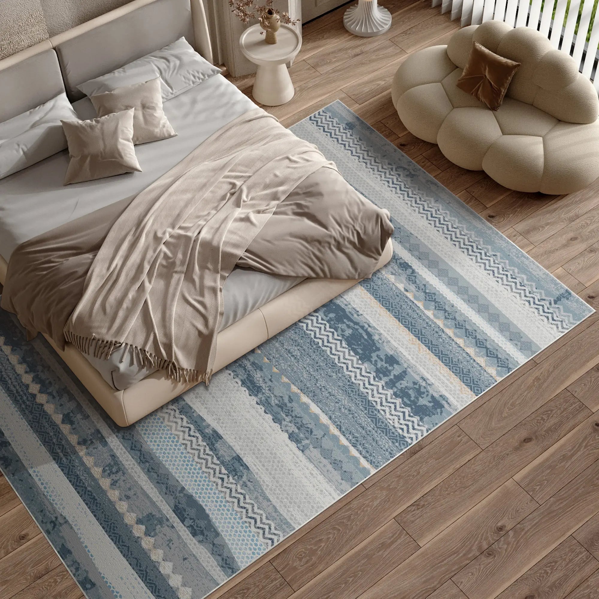 Indigo Nomad Horizon Tribal Teppich