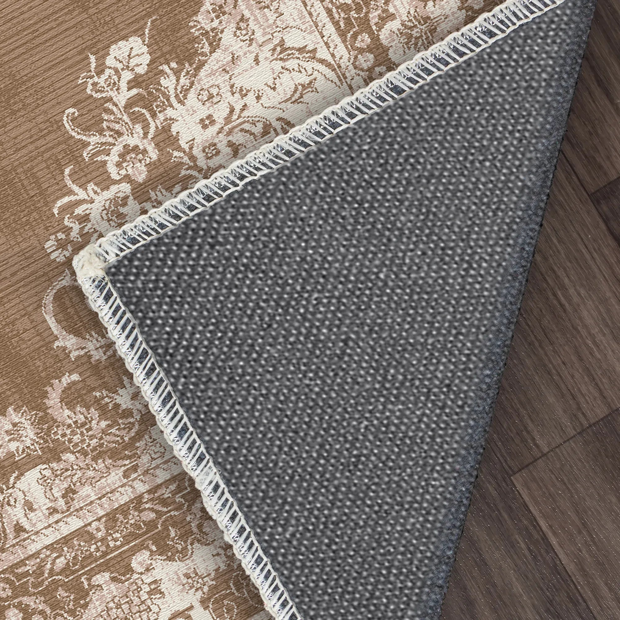 Vintage Salbeibraun Teppich