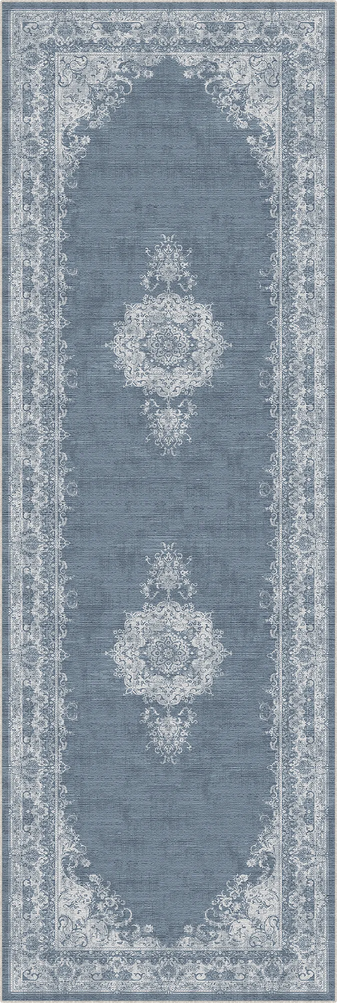 Vintage Salbeihellblau Teppich