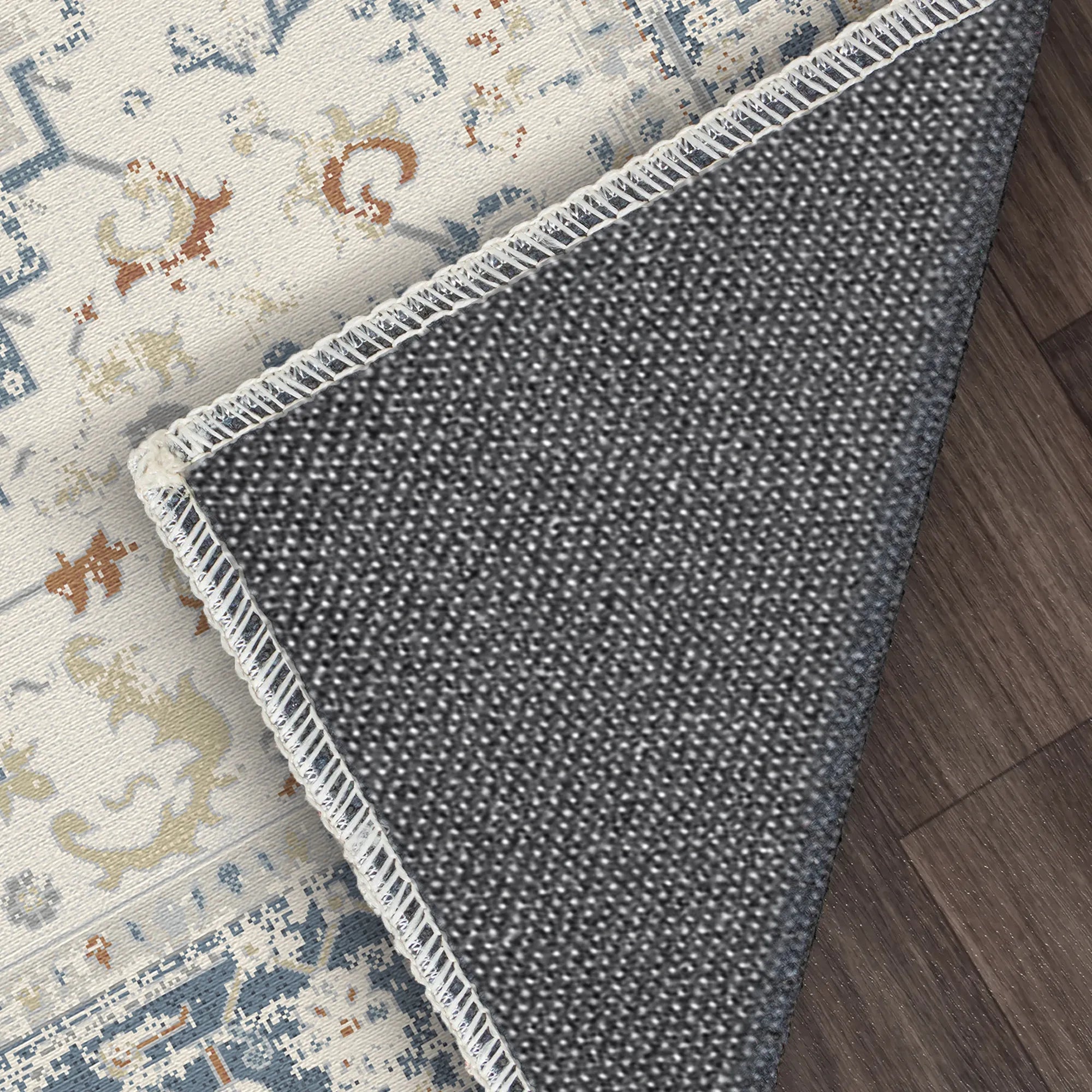 Marine Elfenbein Heritage Teppich