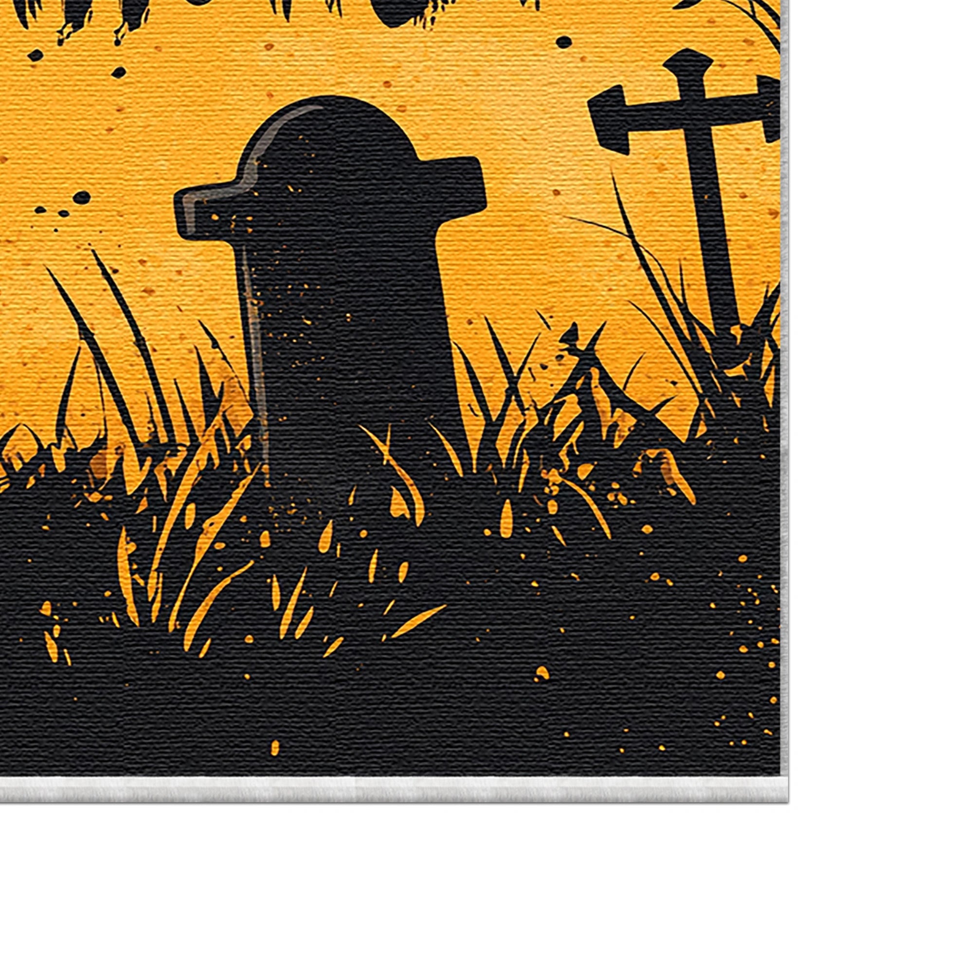 Friedhof Fledermaus Halloween-Teppich