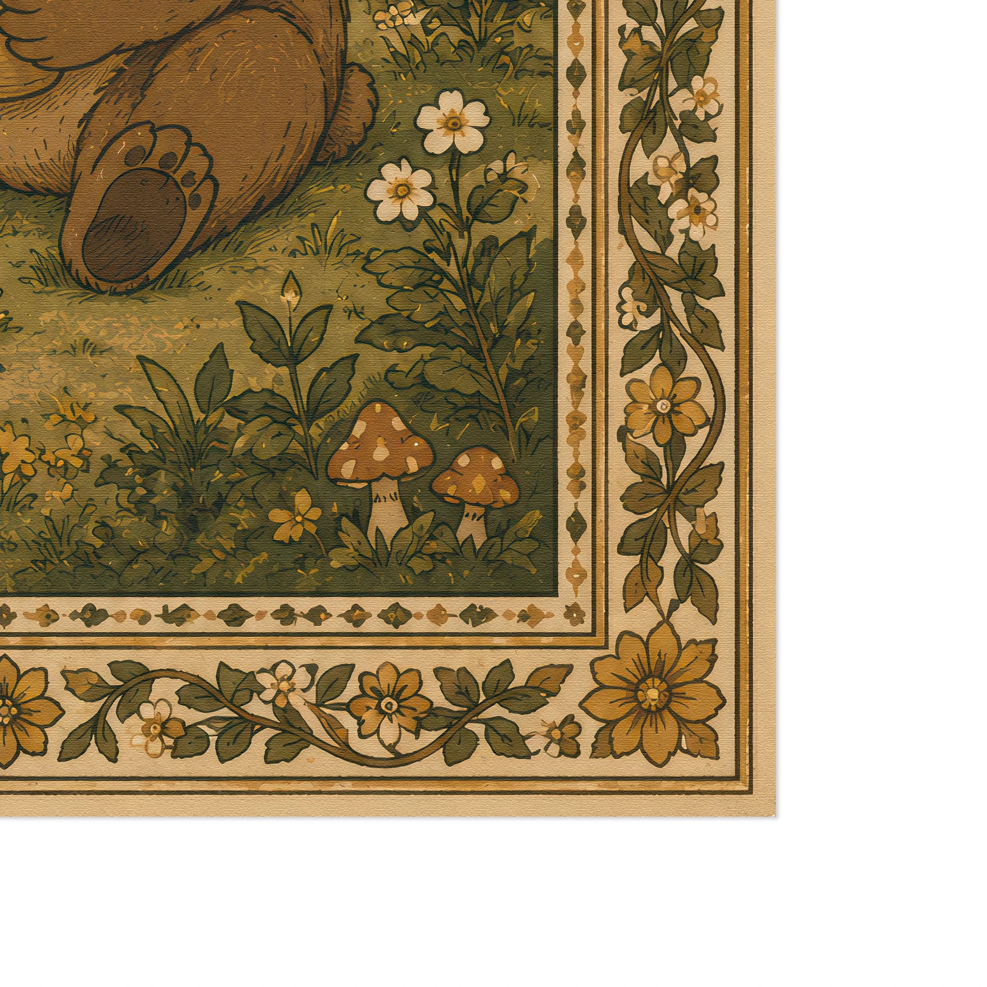 Honey Bear Woodland Teppich