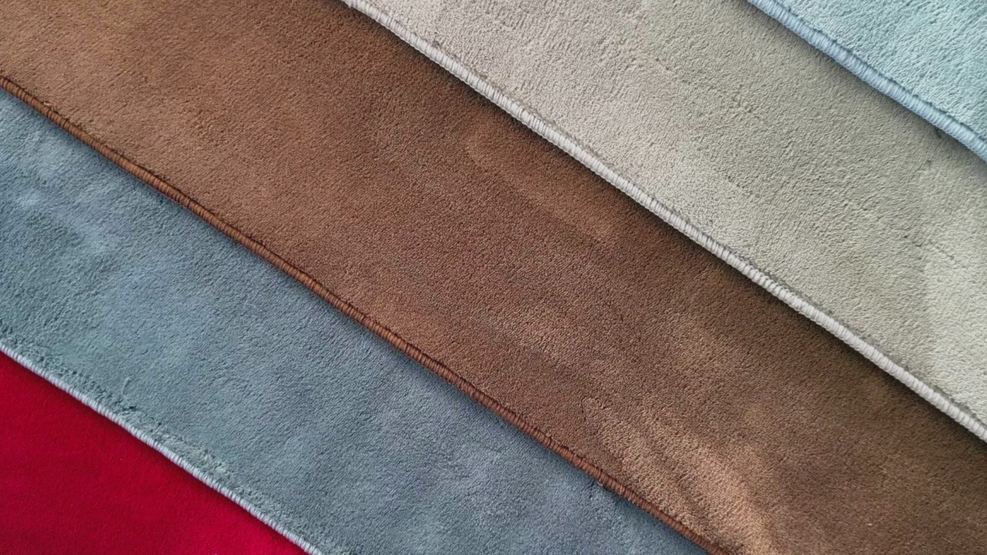 Hochwertiger Einfarbiger Dekoteppich | Anthrazit